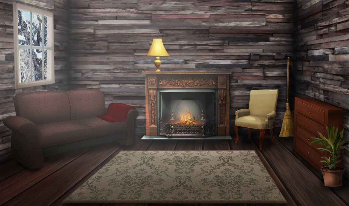 Экран на кирпичной стене