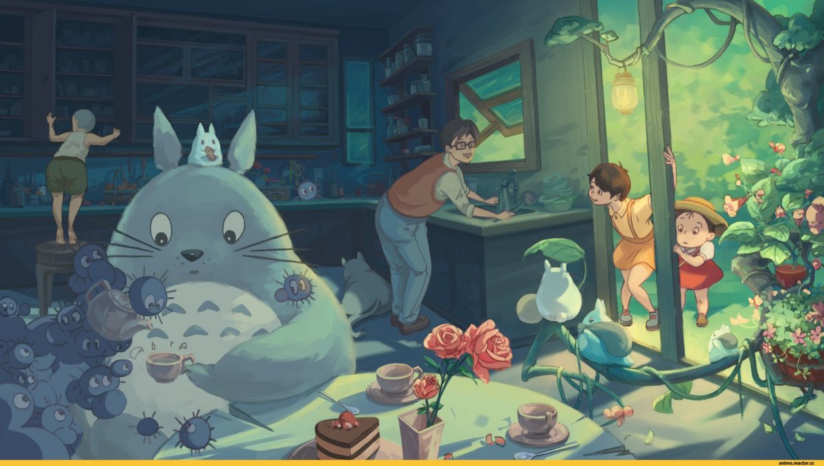 Студия гибли Унесенные призраками