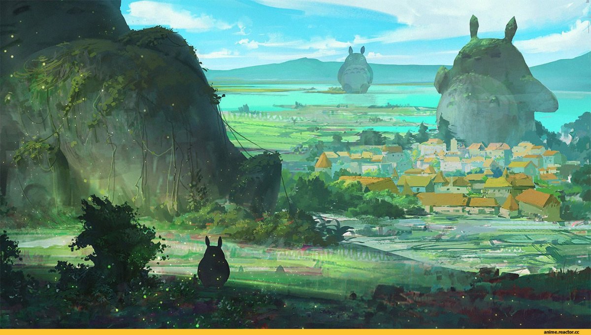 Хаяо Миядзаки цветы