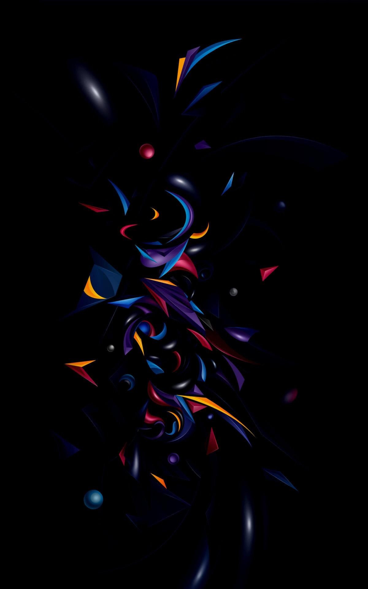 Amoled обои на телефон