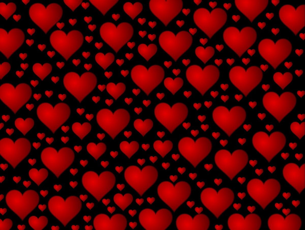 Фотофон с сердечками