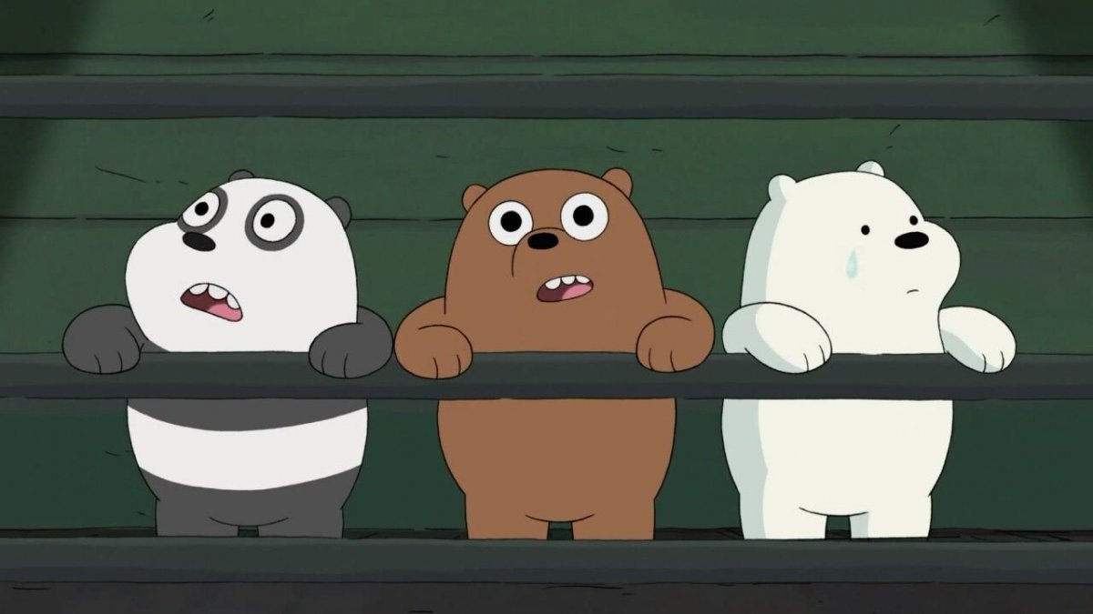 We bare Bears белый и Юрий