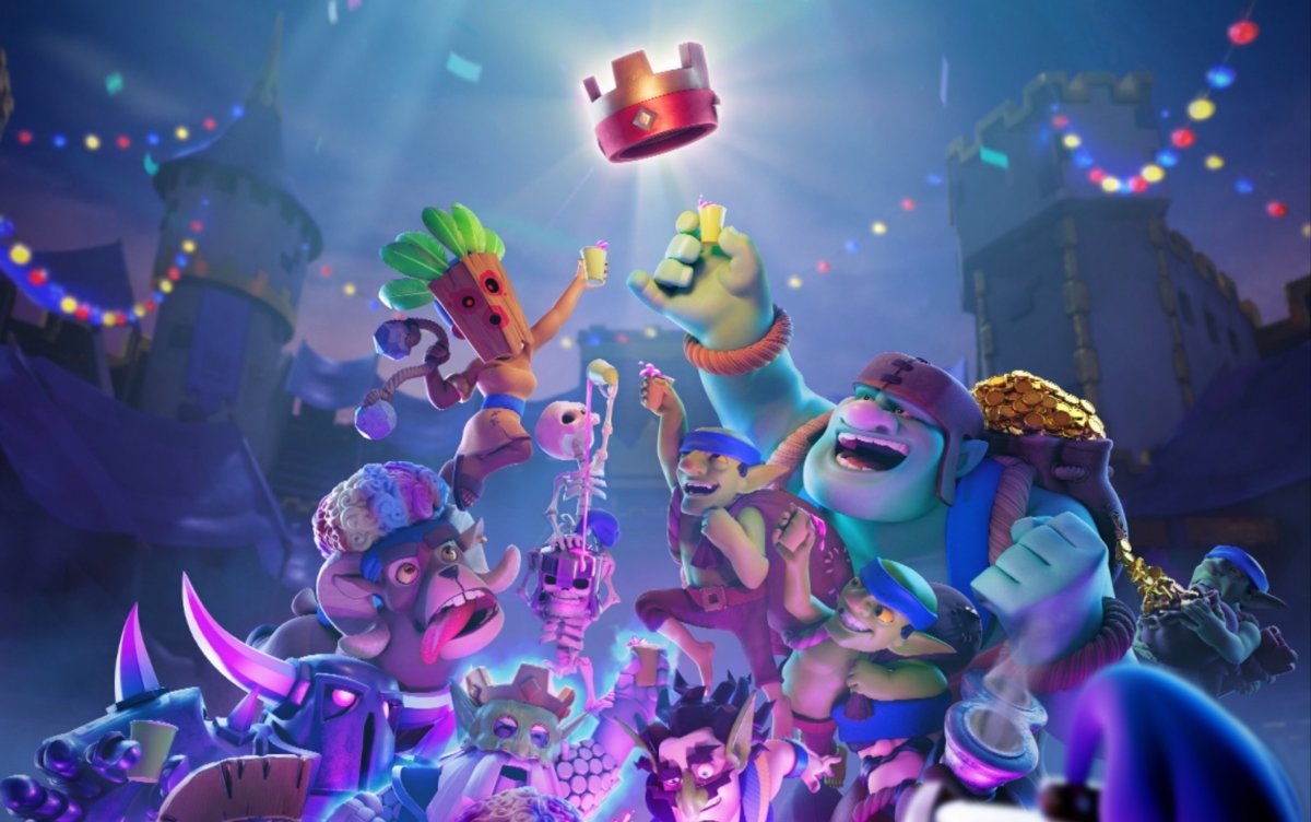 Красивый фон клеш рояль