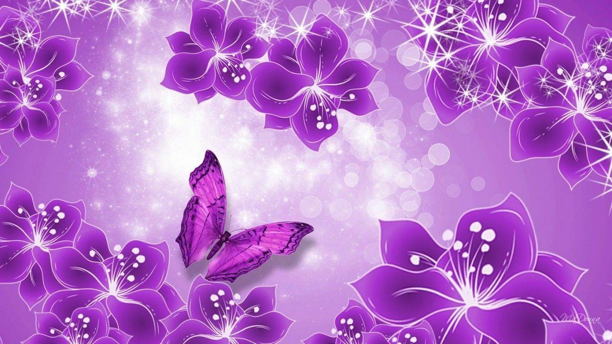 Cute Purple Wallpaper
