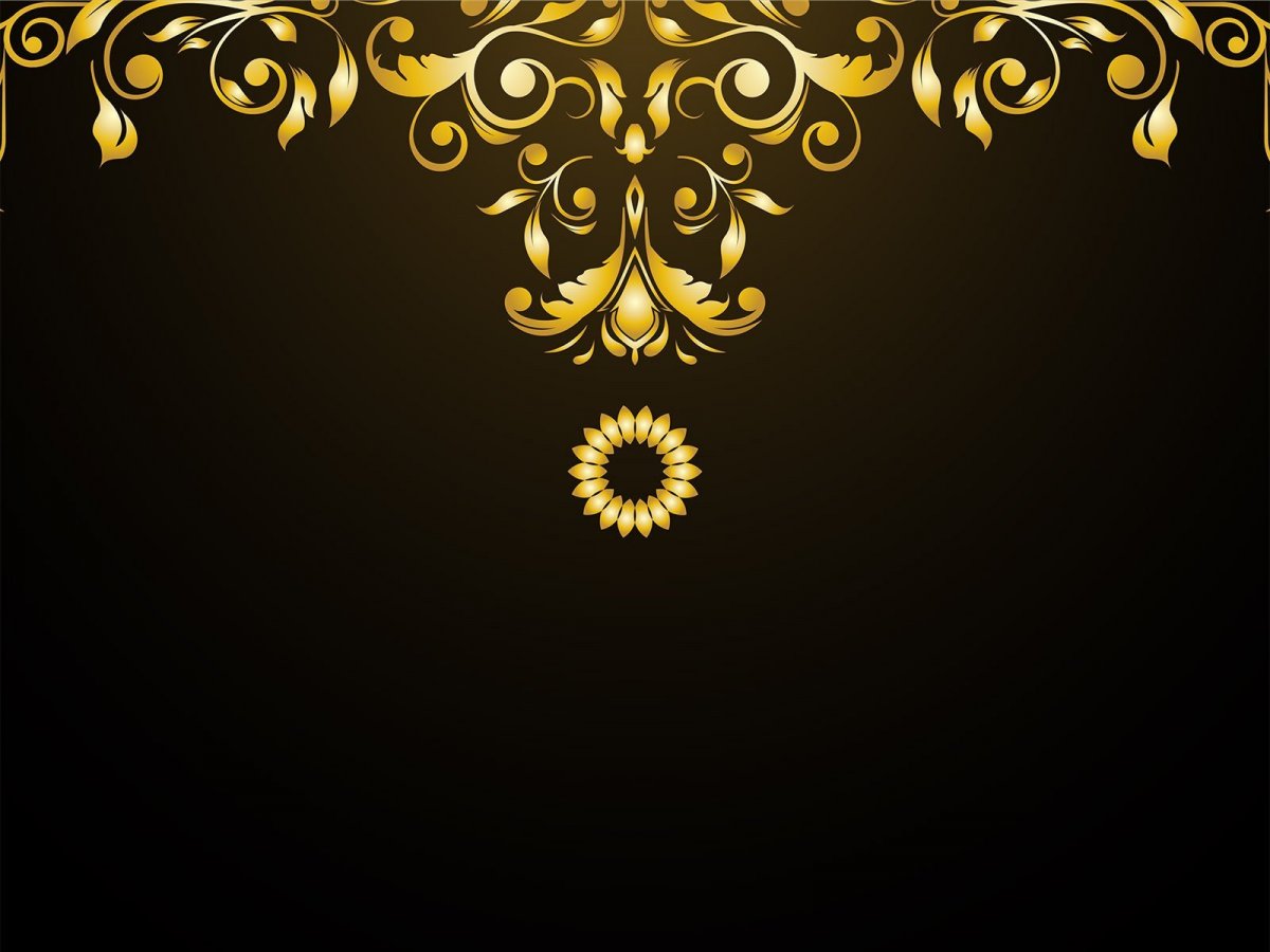 Золотая полоска с узором