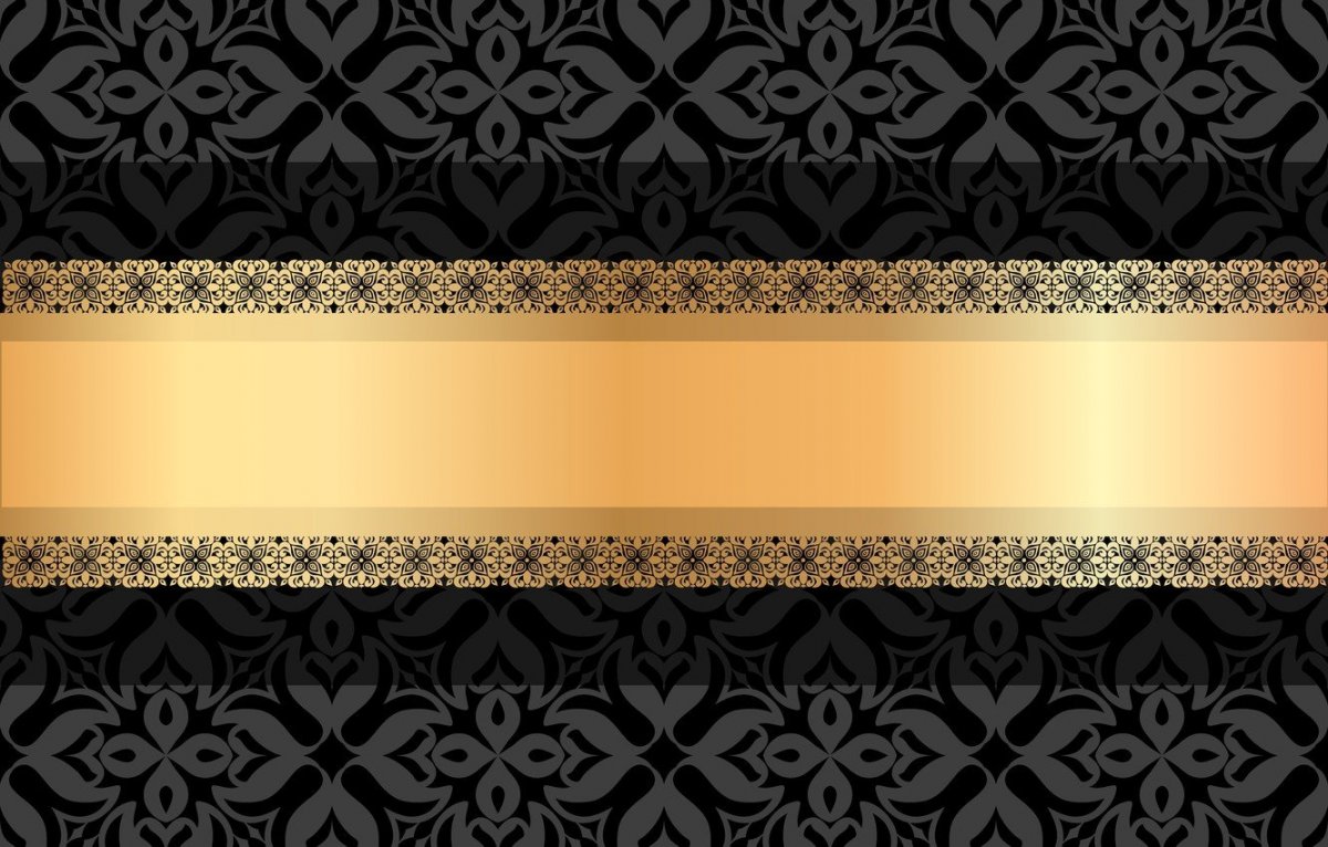 Фон для визитки черный с золотом