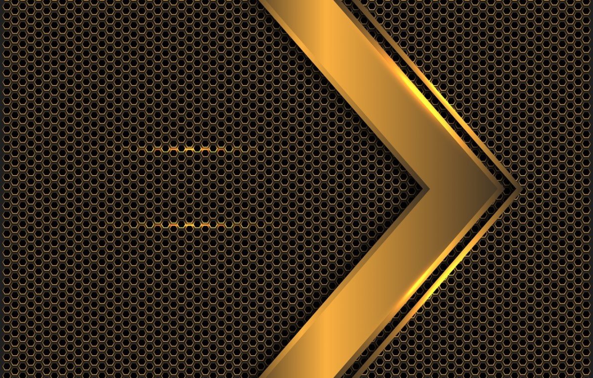 Орнамент черный с золотом