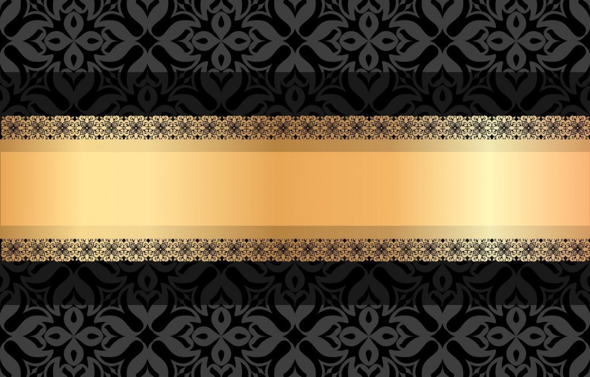 Фон черный с золотом