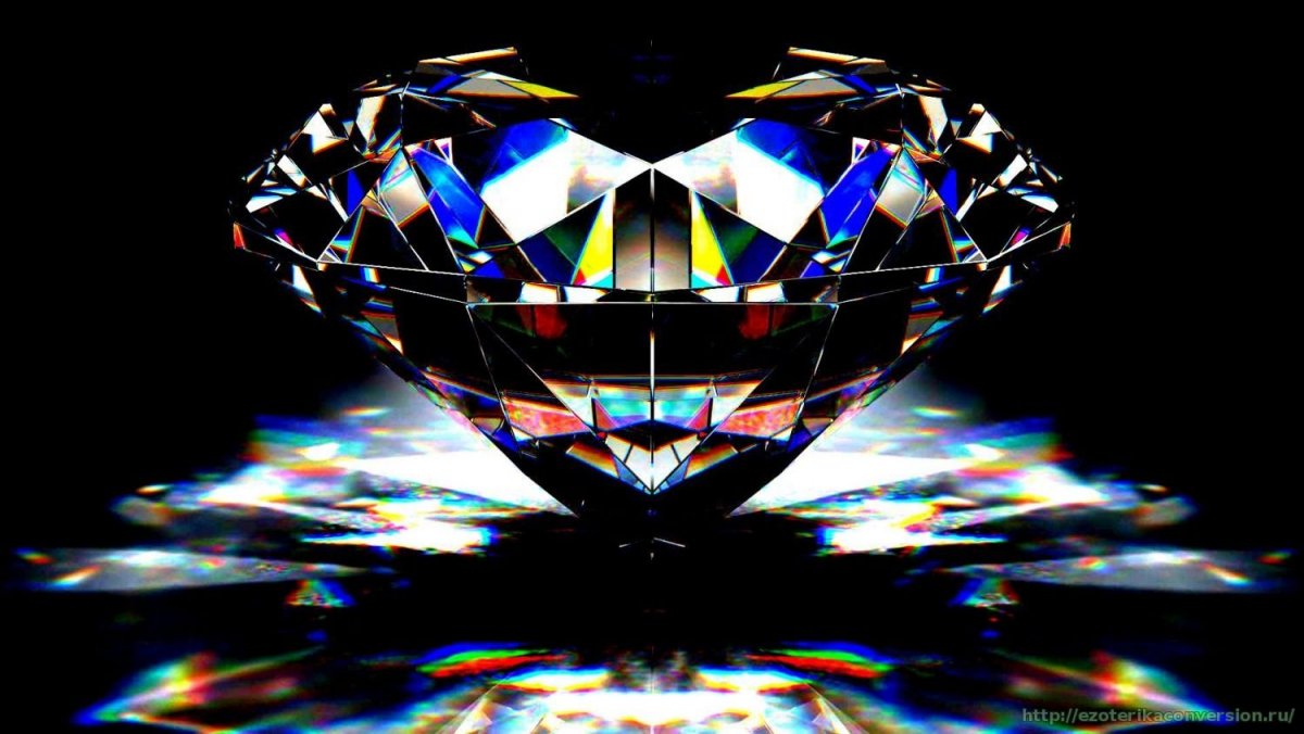 Бриллианты на черном фоне