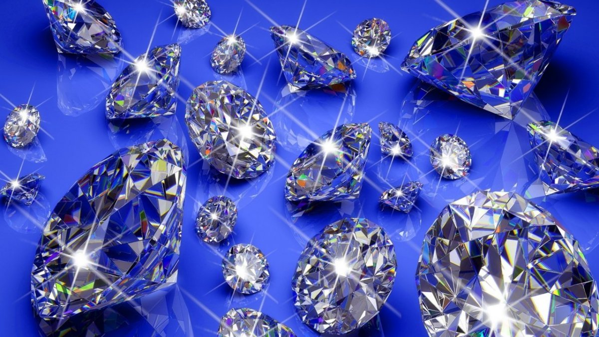 Фон бриллианты падают