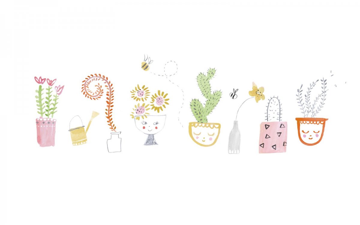 Обои в стиле тумблер лето