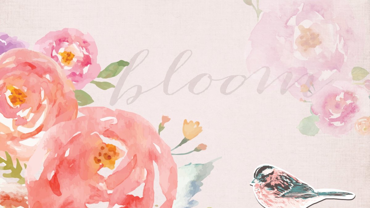 Модные весенние обои