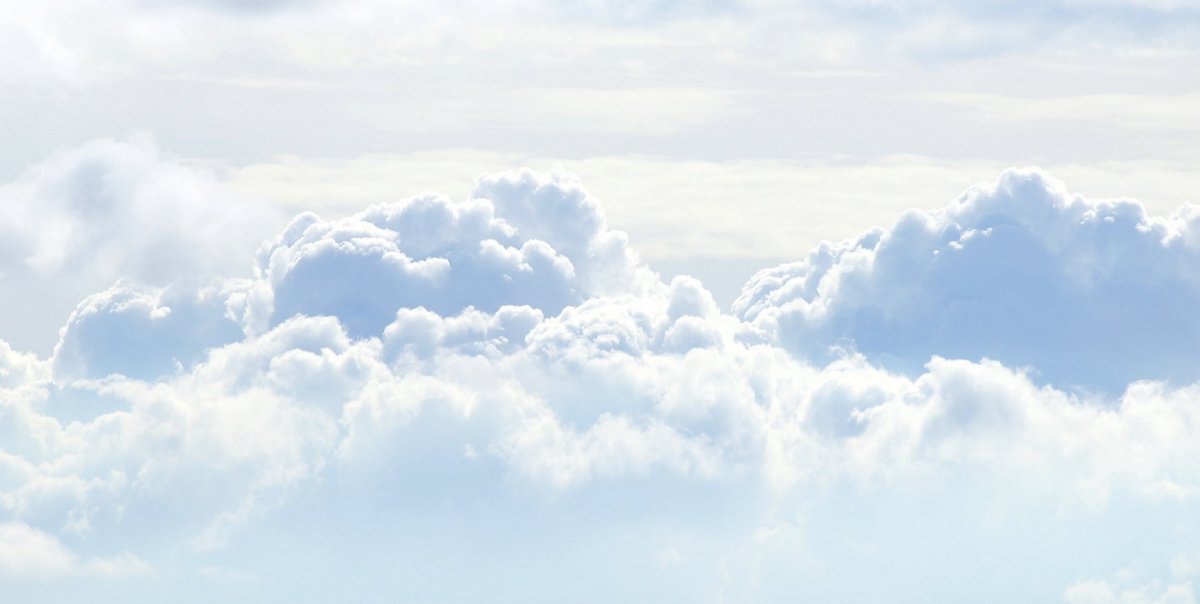 Голубой фон с облаками детские