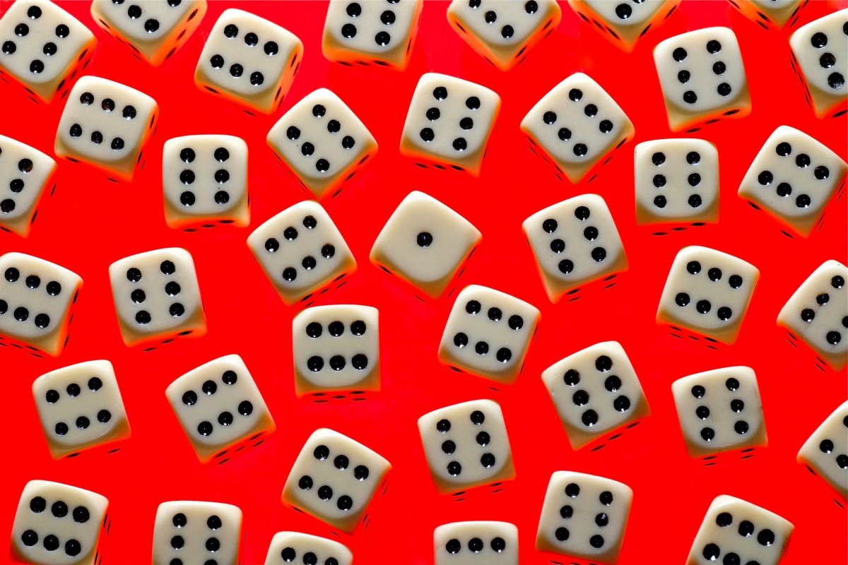 Игральные кубики обои