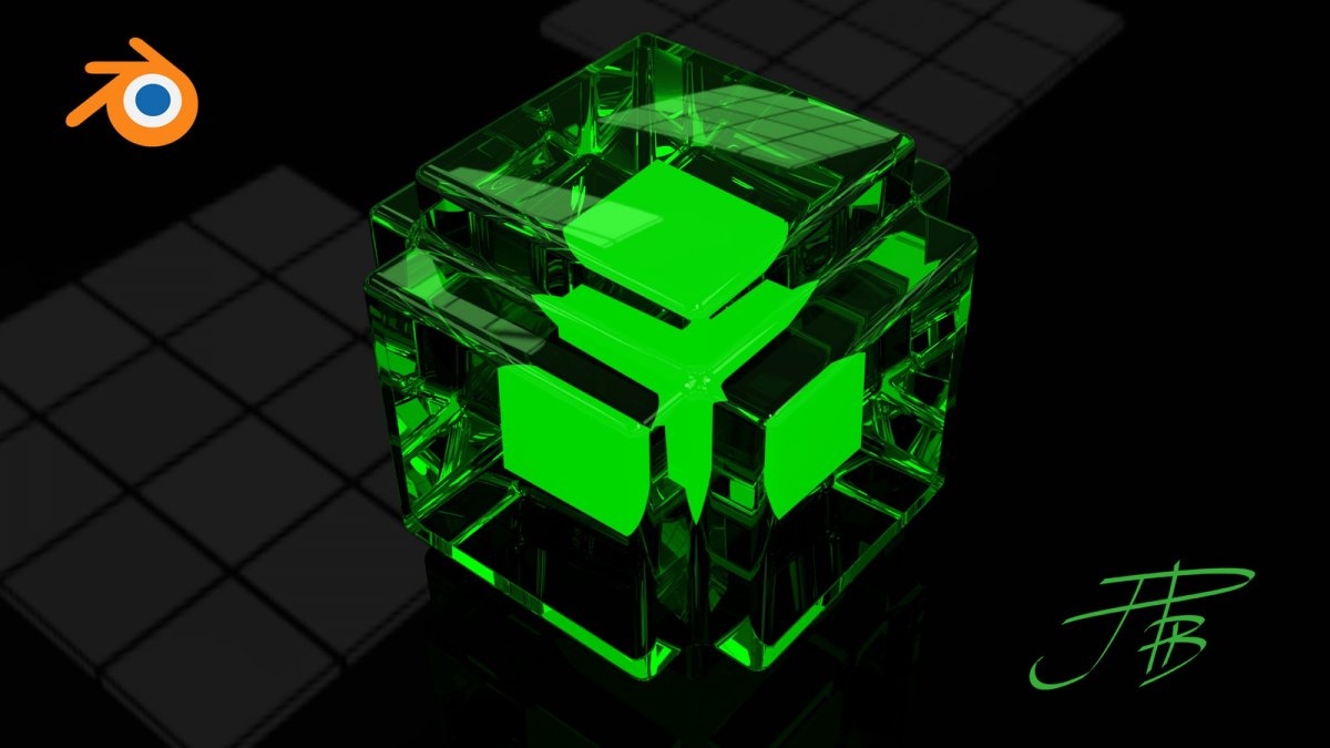 Неоновые кубики