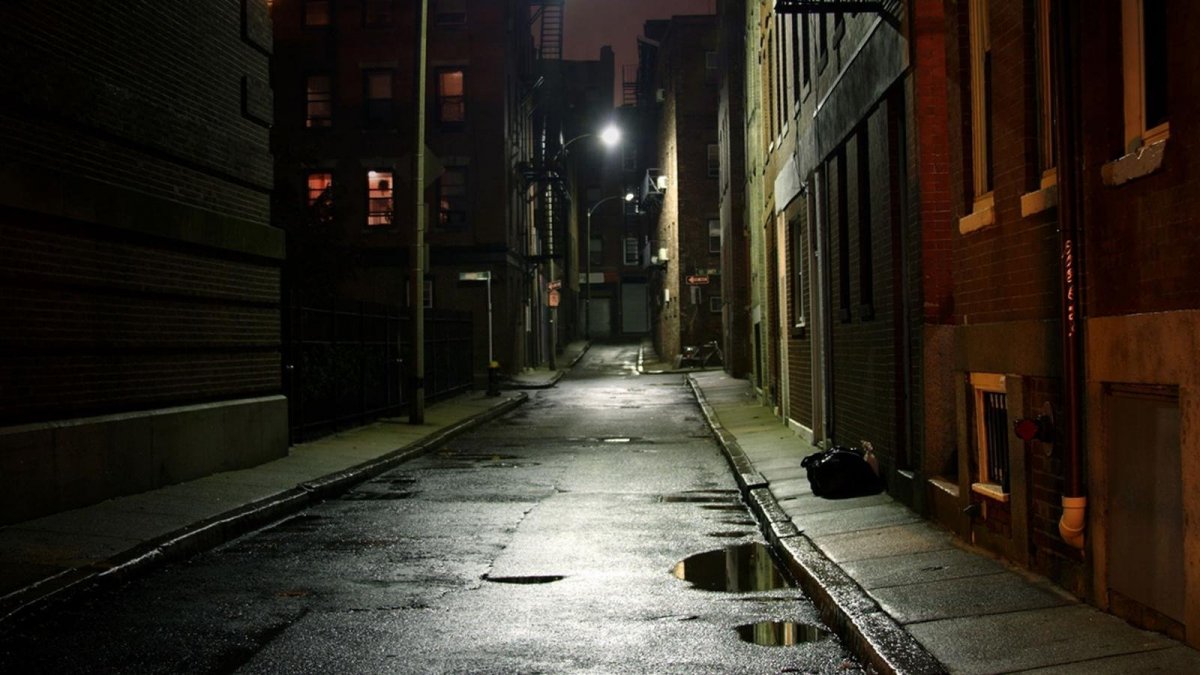 Темный переулок Cyberpunk 2077