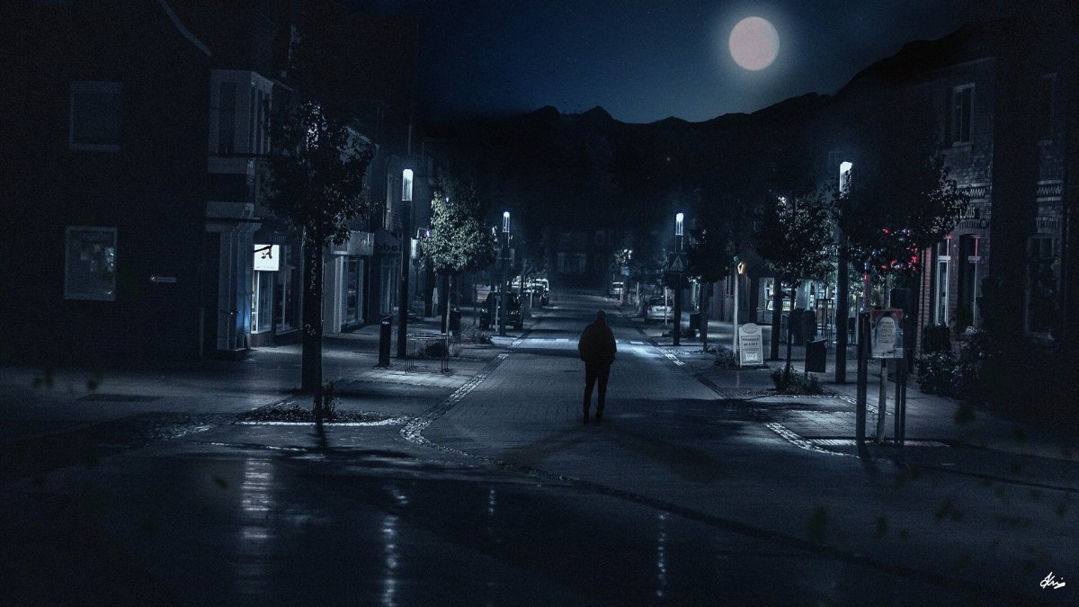 Тёмный переулок фон гача лайф