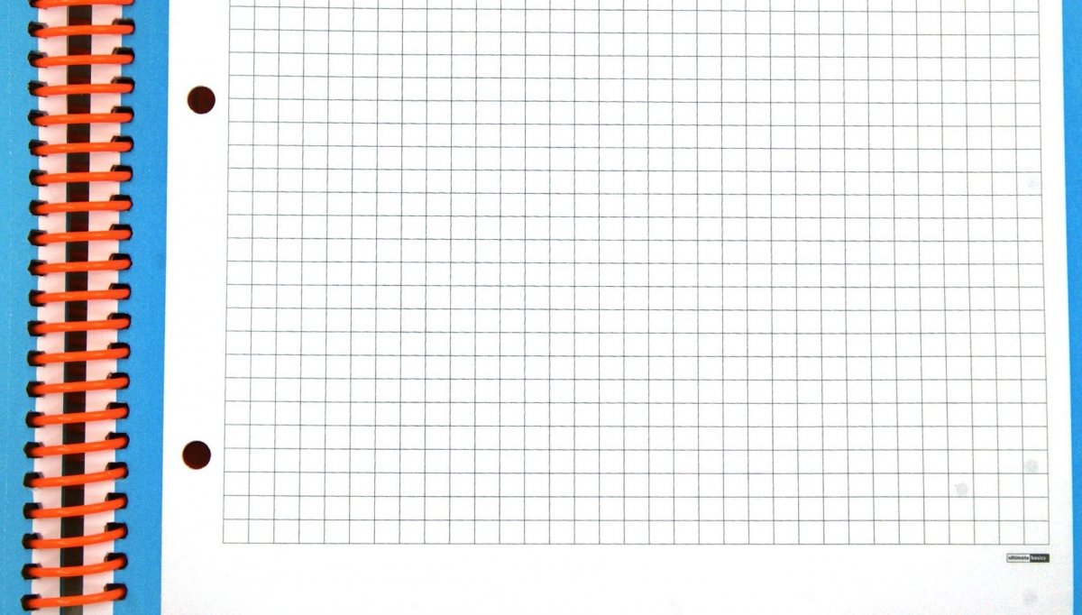 Тетрадь в клетку фон