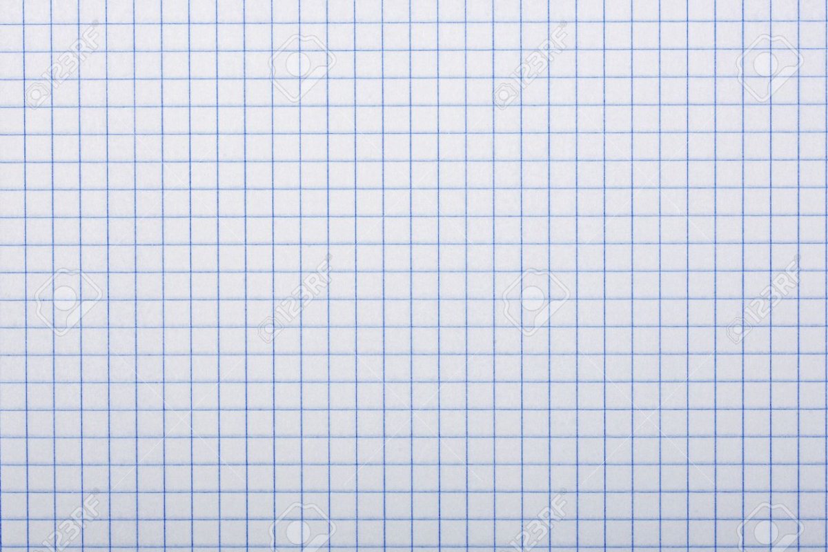Тетрадный лист в клеточку 1kbcn