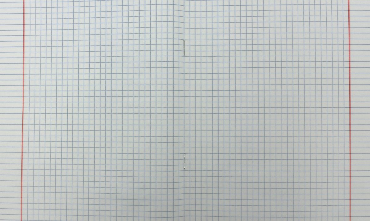 Скан тетрадного листа в клетку а4