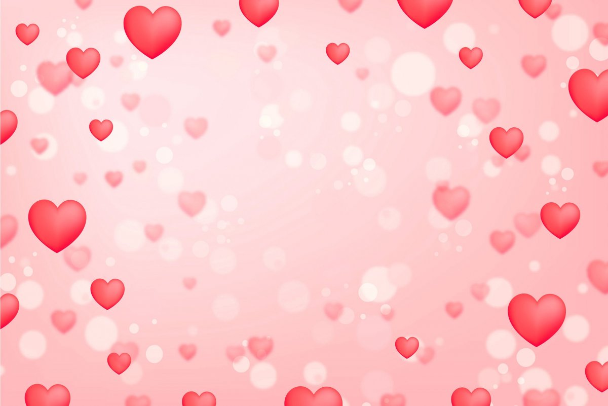 Фон с сердечками для фотошопа