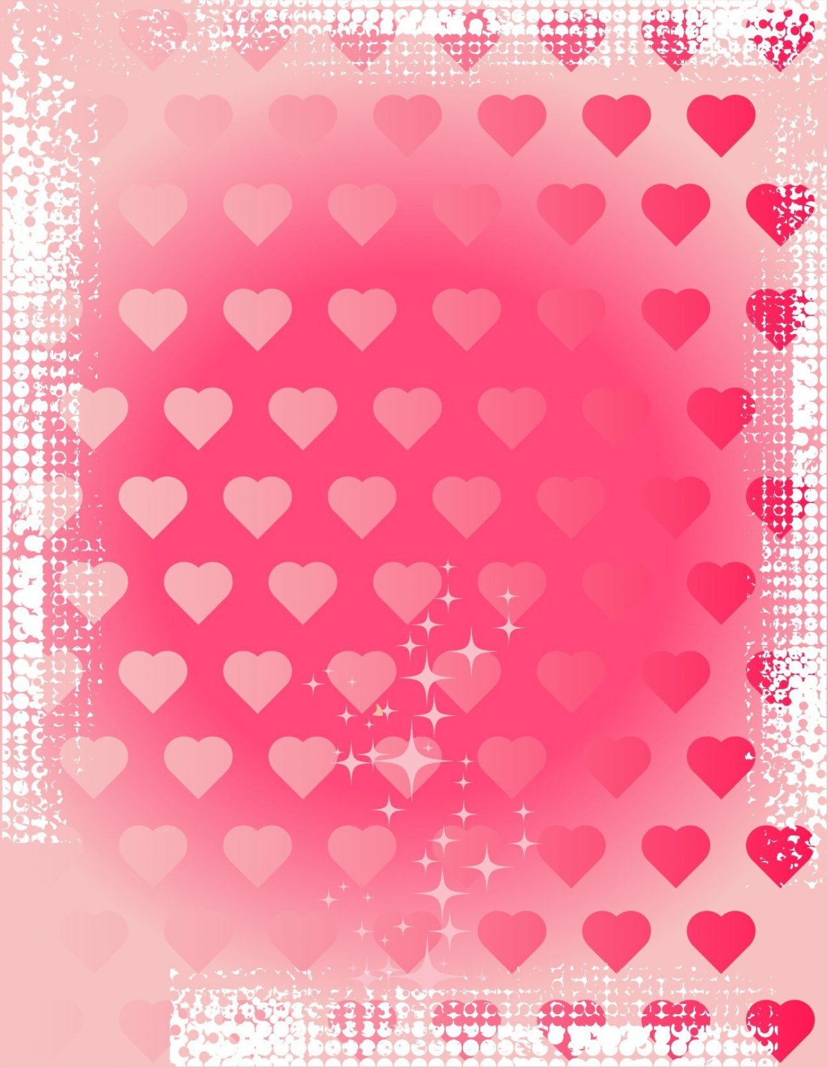 Красивый фон с сердечками