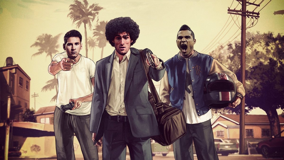 Обои в стиле гетто