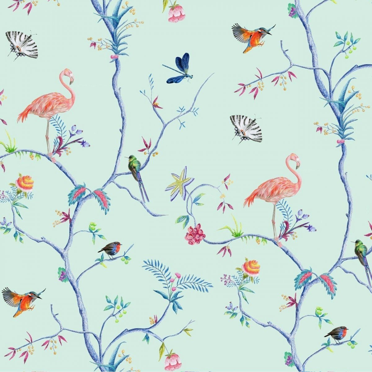 Фон с птицами для фотошопа