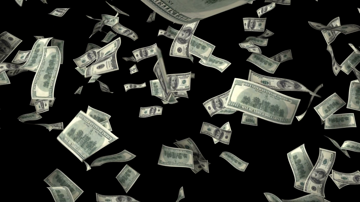 Обои деньги