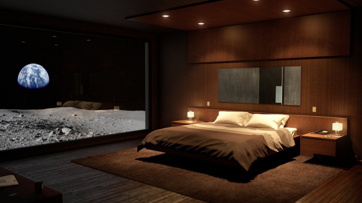 Комната ночью