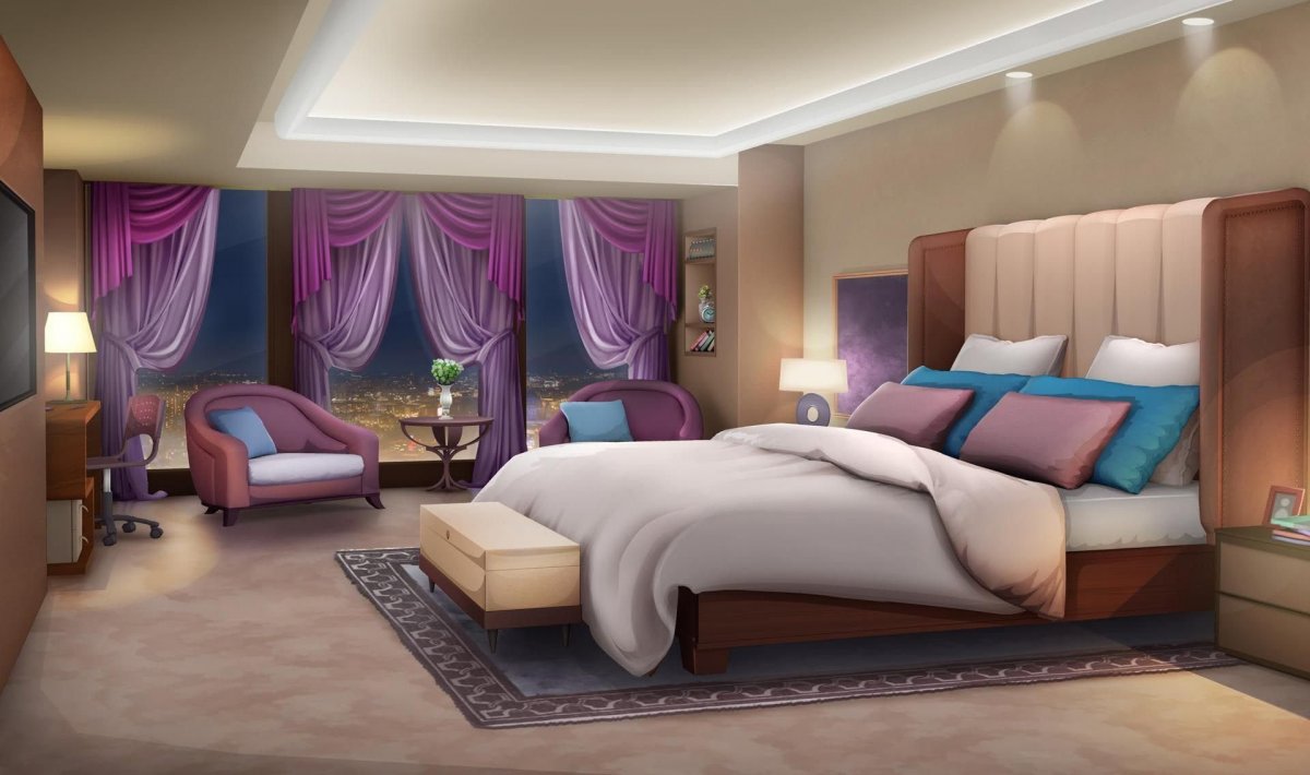 Уютная кровать