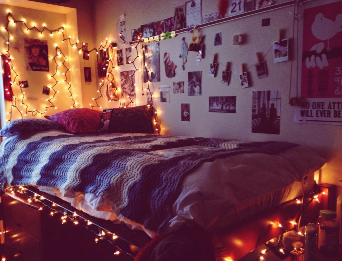 Комната с кроватью для гача лайф