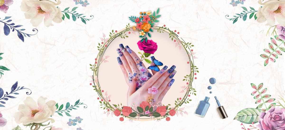 Косметика на розовом фоне