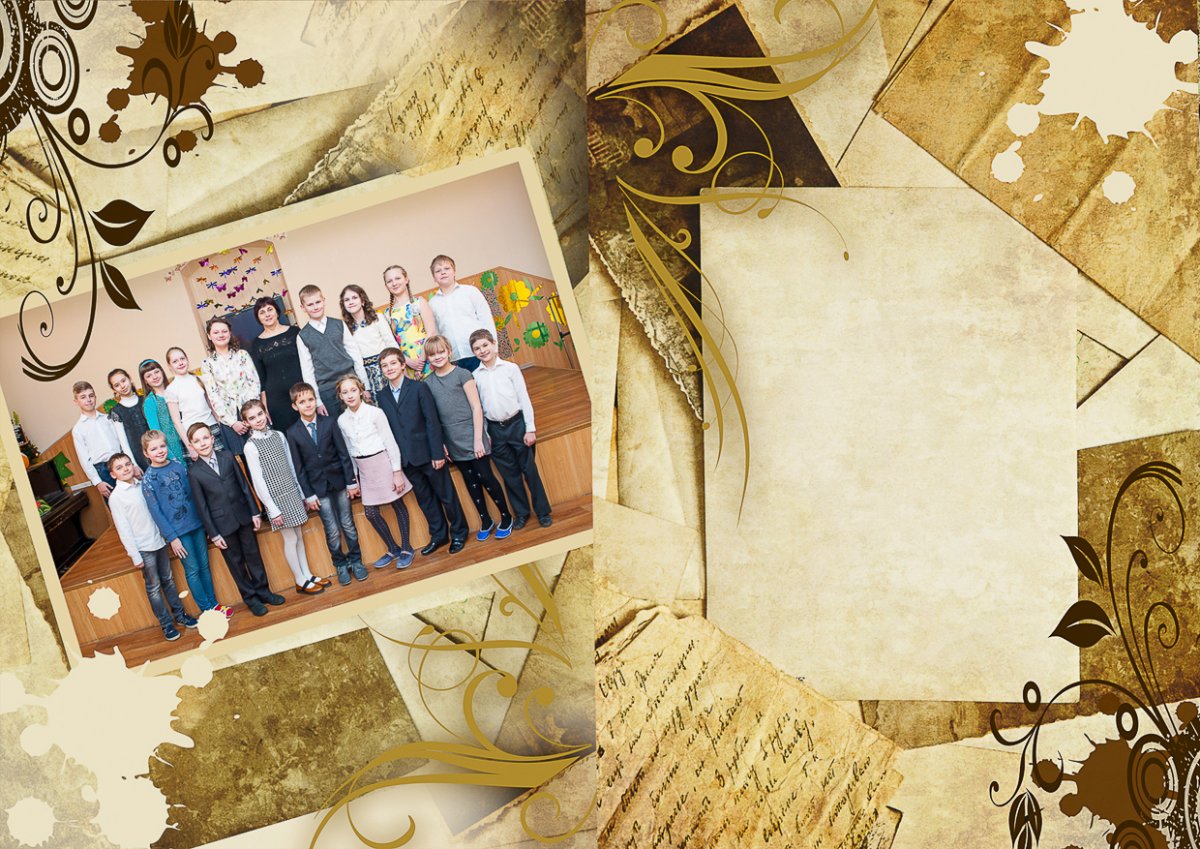 Обложка для школьного фотоальбома