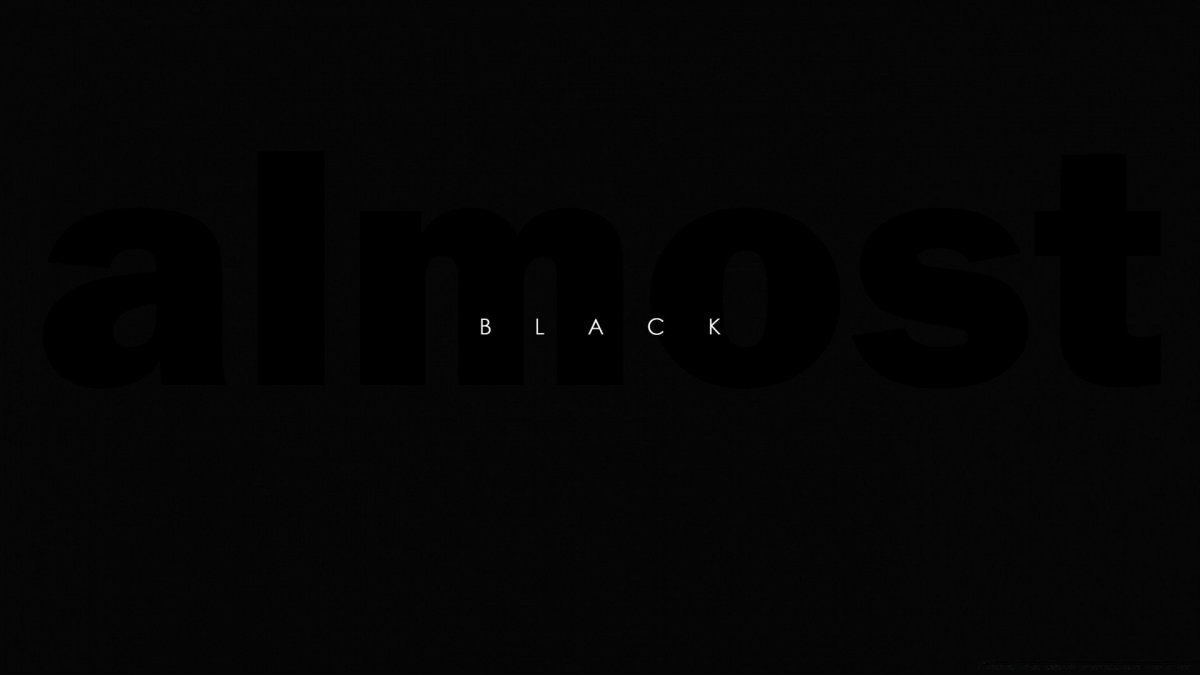 Черный фон на рабочий стол