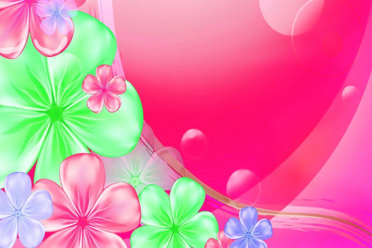 Розово салатовый фон