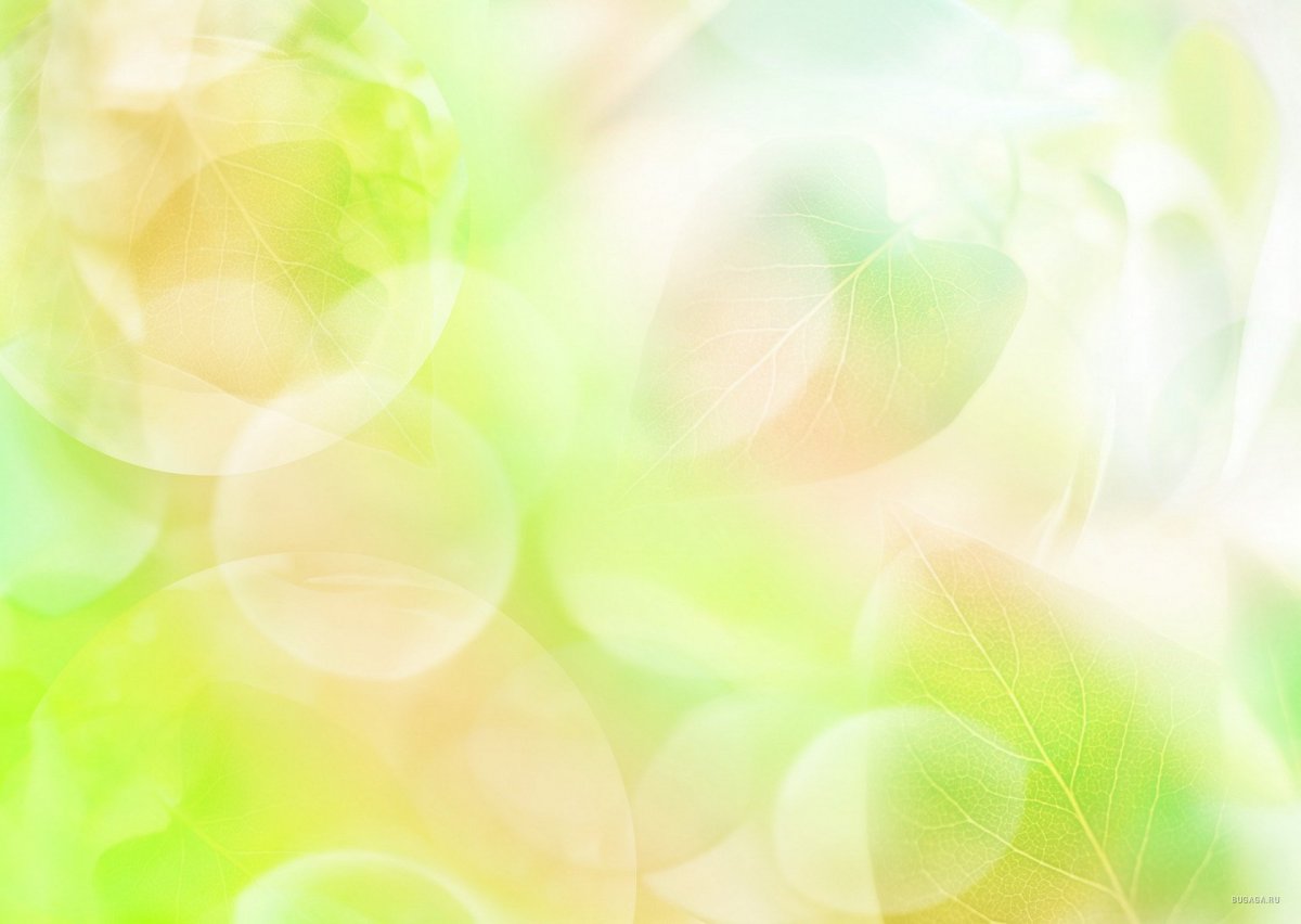 Нежно зеленый фон