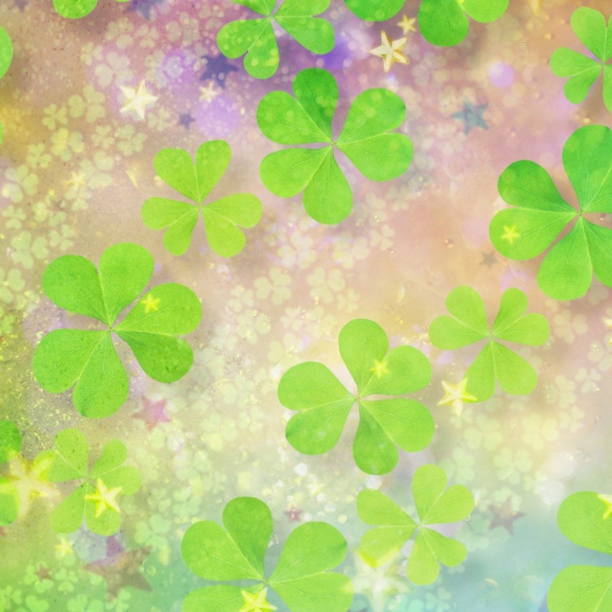 Зелено розовая абстракция