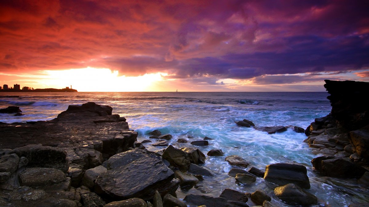 Красивое море