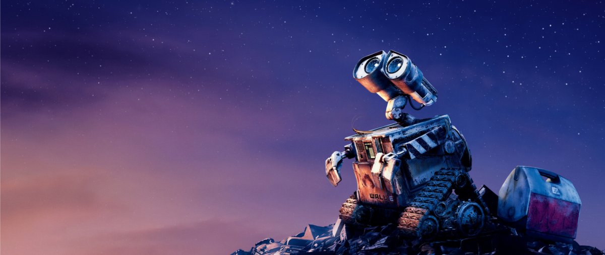 Обои на рабочий стол Валли и ева