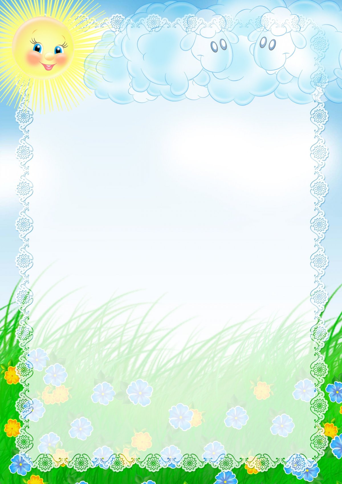 Рама детская для текста