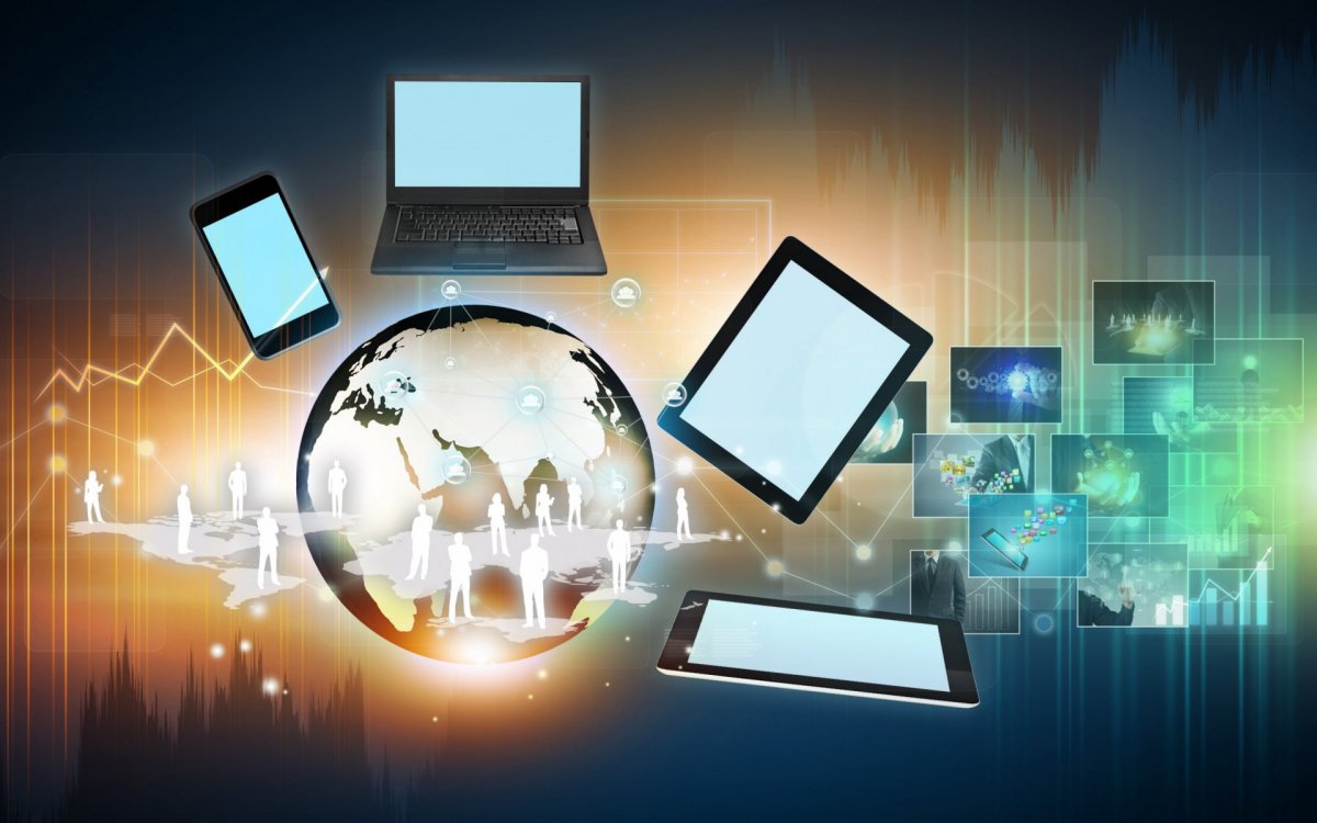 Фон компьютерные технологии