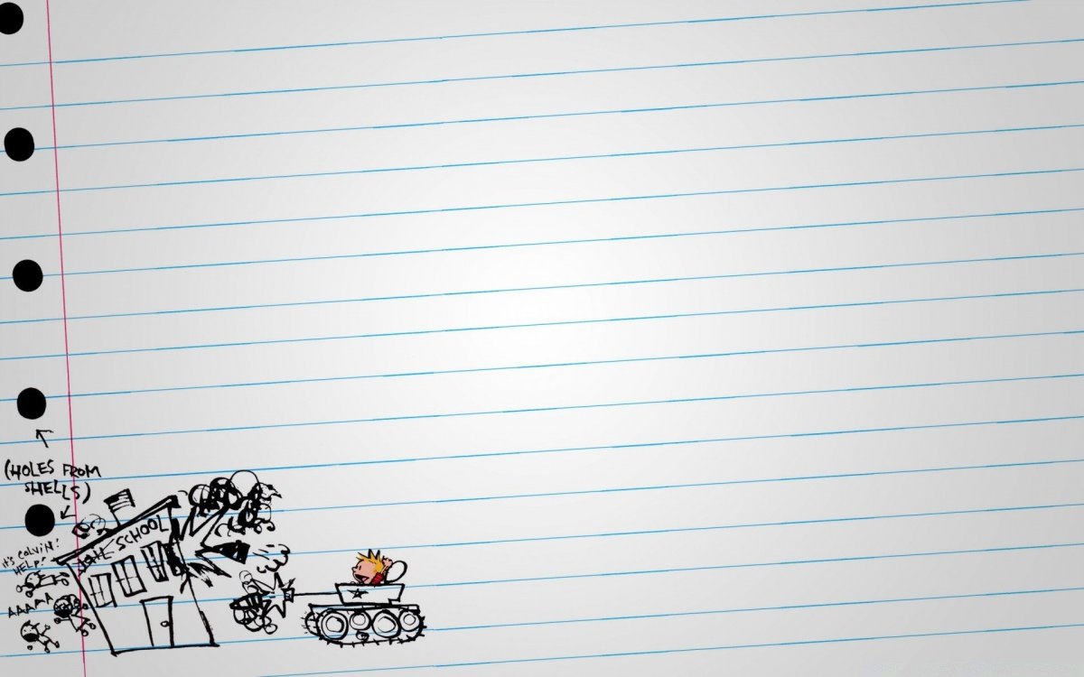 Лист бумаги в линеечку