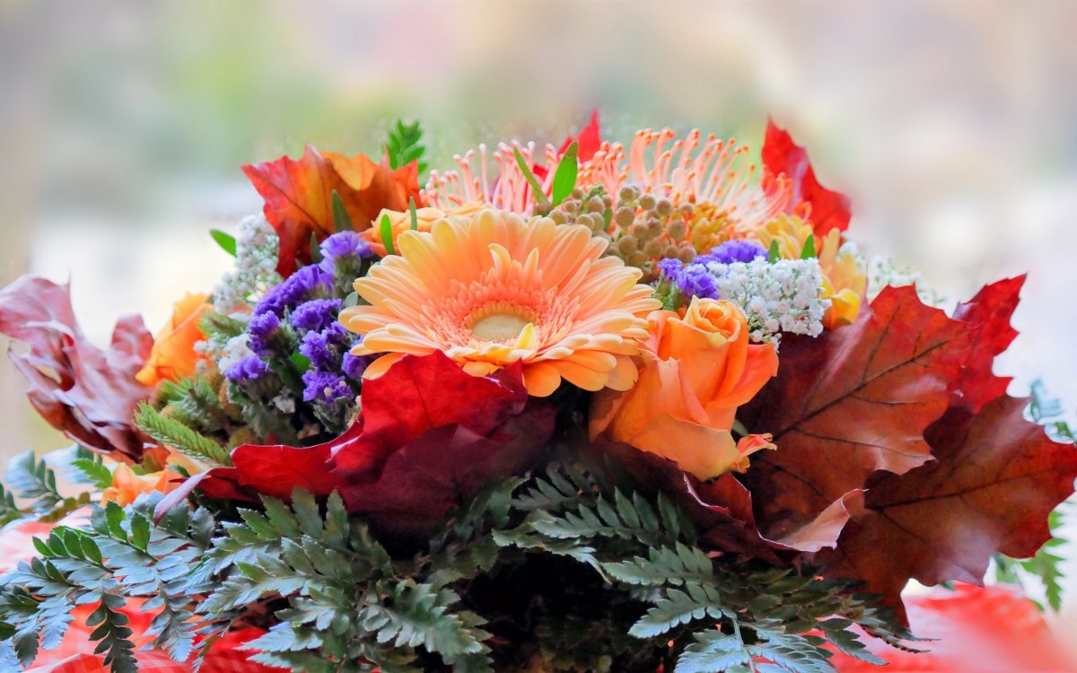 Яркий осенний букет