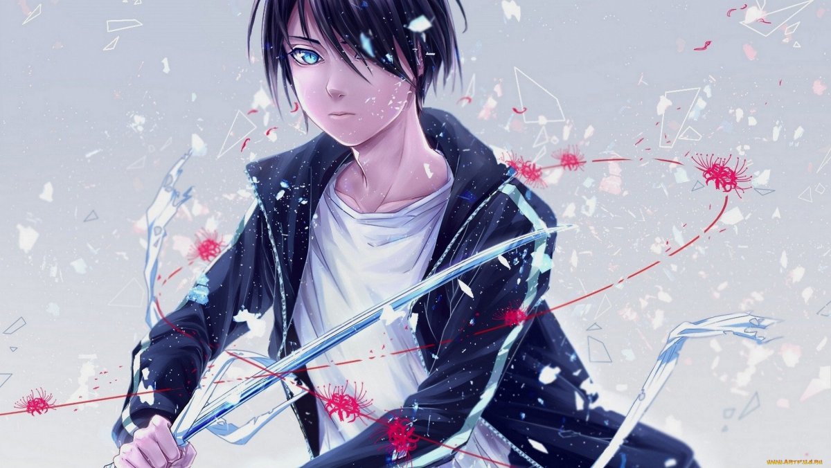 Бездомный Бог на черном фоне