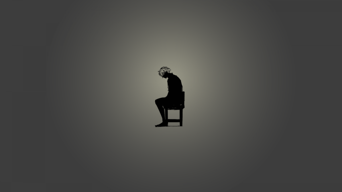 Обои с надписями на черном фоне