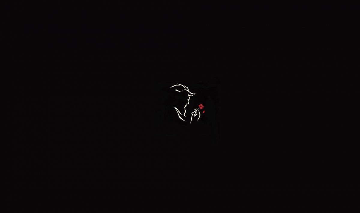 Минимализм на черном фоне