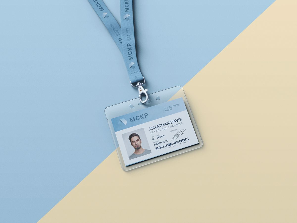 Бейджик фирменный стиль