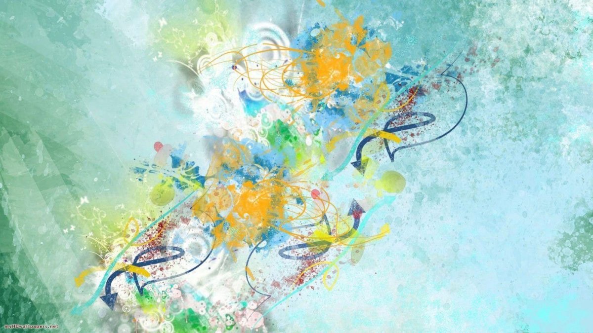 Красивые разводы краской