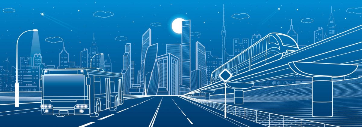 Фон для визитки транспортной компании